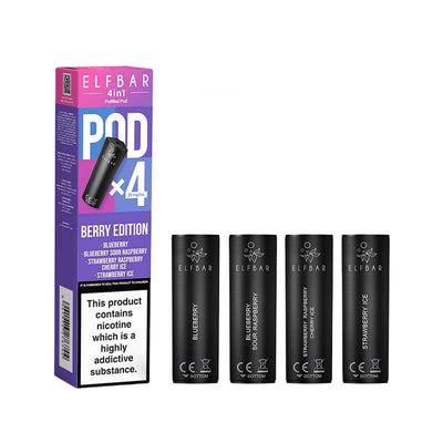 Elf Bar 4in1 Berry Edition Prefilled Vape Pods - 20mg