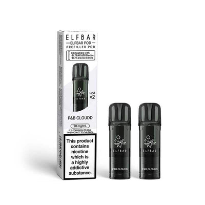 Elf Bar 600 P&B Cloud Prefilled Vape Pods 20mg - 2PK