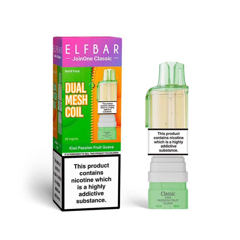ELFBAR JoinOne Kiwi Passionfruit Guava Prefilled Pod + Refill