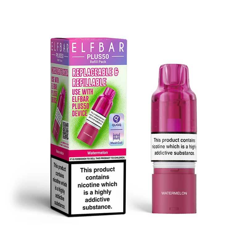 ELFBAR Plus50 Watermelon Prefilled Pod + Refill