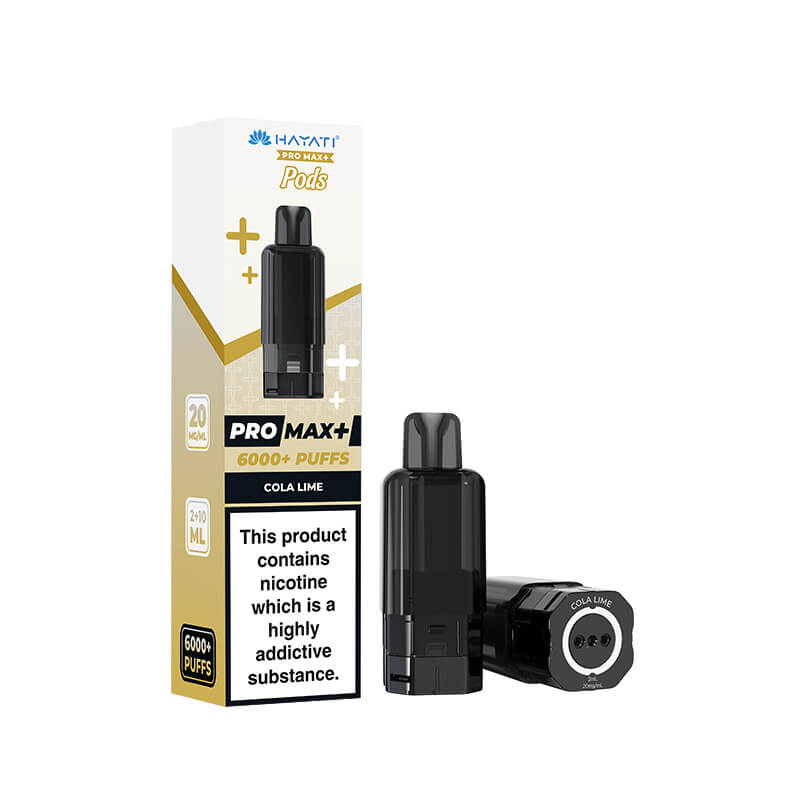 Hayati Pro Max Plus Cola Lime Prefilled Pod + Refill