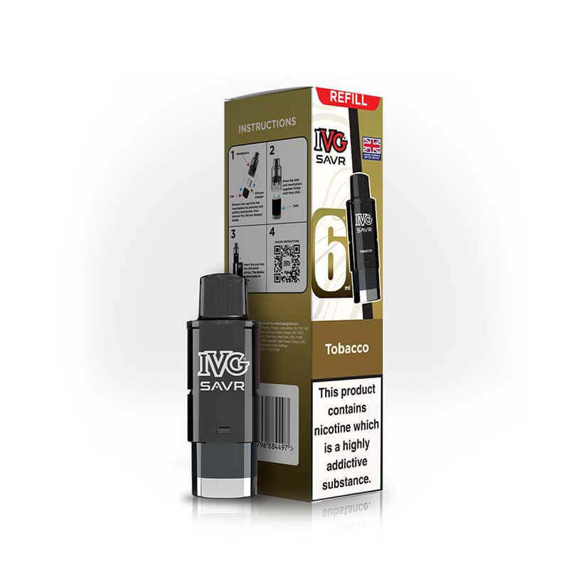 IVG Savr 3000 Tobacco Prefilled Vape Pod + Refill